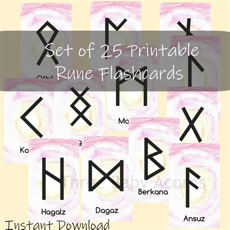 Runes Flashcards .